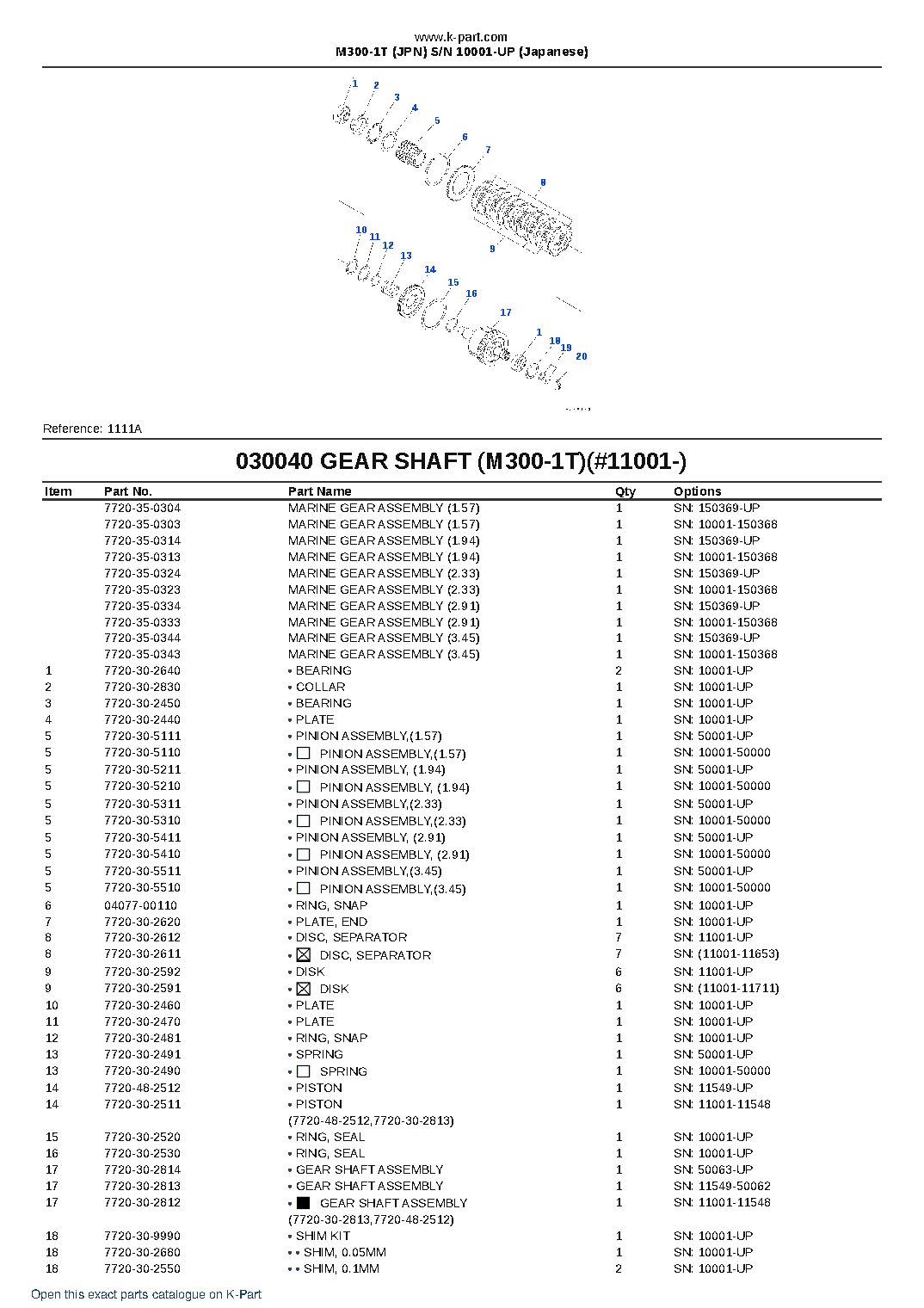 M300-1T (JPN) S/N 10001-UP (Japanese) – sample page 7 M300-1T (JPN) S/N 10001-UP (Japanese) – sample page 7