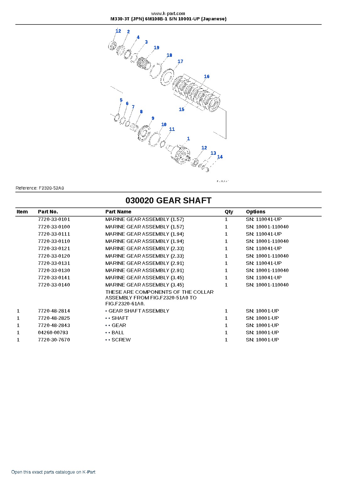 M330-3T (JPN) 6M108B-1 S/N 10001-UP (Japanese) – sample page 3 M330-3T (JPN) 6M108B-1 S/N 10001-UP (Japanese) – sample page 3