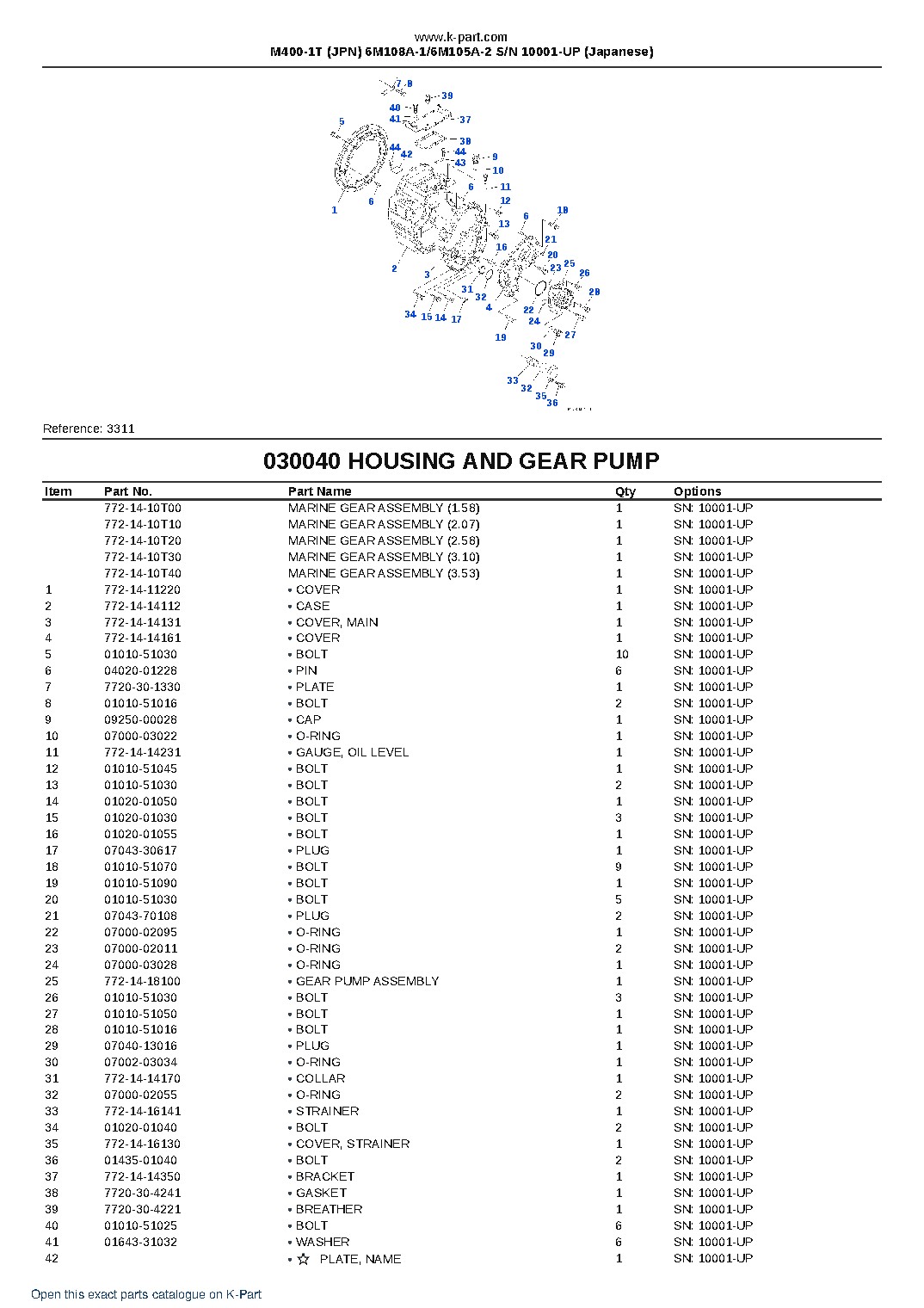 M400-1T (JPN) 6M108A-1/6M105A-2 S/N 10001-UP (Japanese) – sample page 7 M400-1T (JPN) 6M108A-1/6M105A-2 S/N 10001-UP (Japanese) – sample page 7