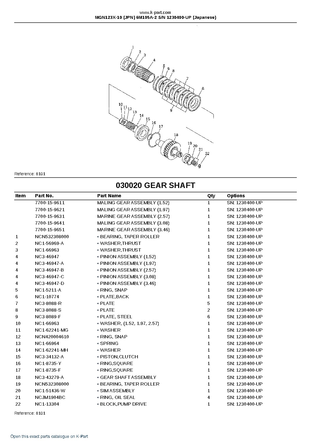 MGN123X-10 (JPN) 6M105A-2 S/N 1230400-UP (Japanese) – sample page 3 MGN123X-10 (JPN) 6M105A-2 S/N 1230400-UP (Japanese) – sample page 3