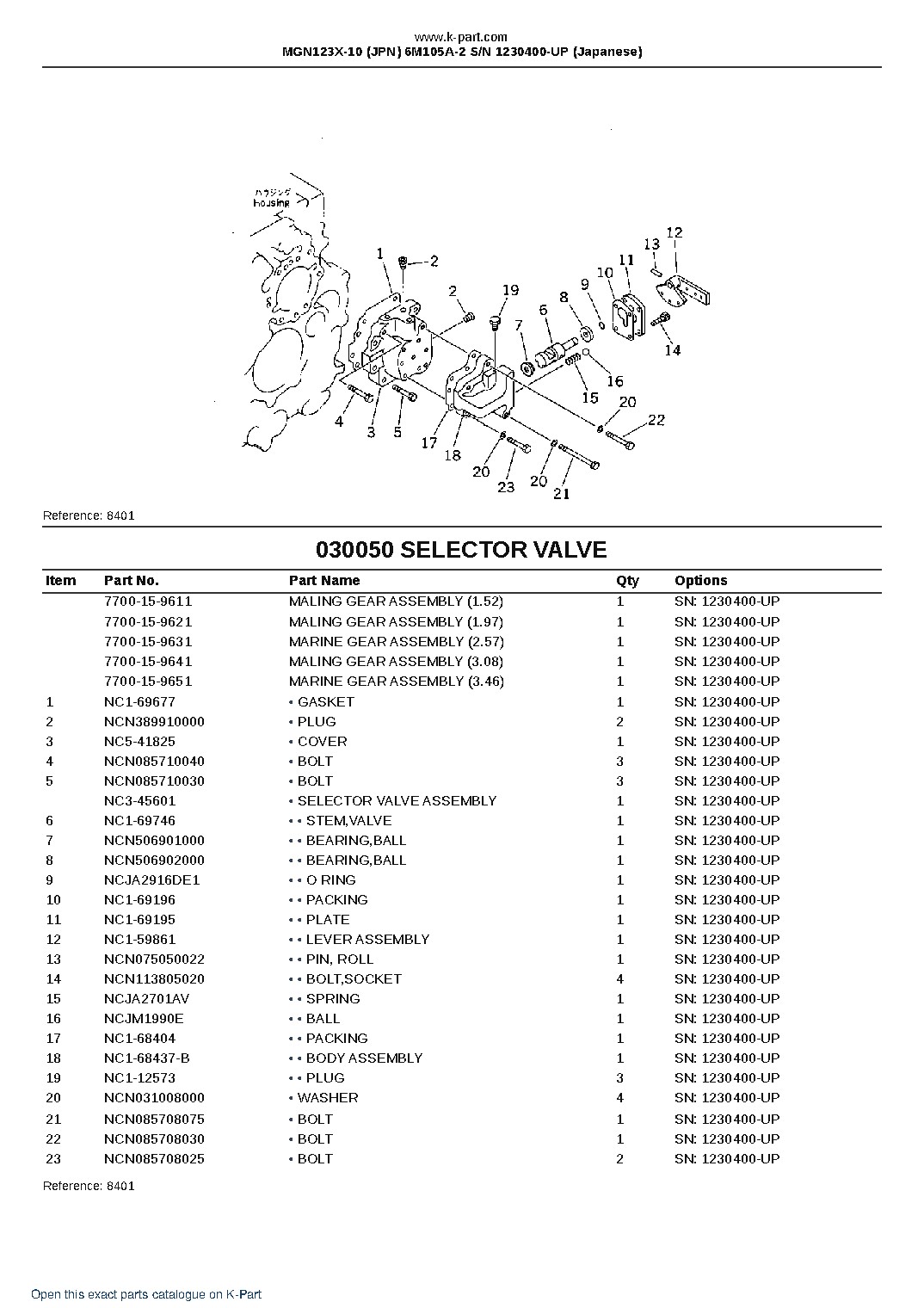 MGN123X-10 (JPN) 6M105A-2 S/N 1230400-UP (Japanese) – sample page 7 MGN123X-10 (JPN) 6M105A-2 S/N 1230400-UP (Japanese) – sample page 7