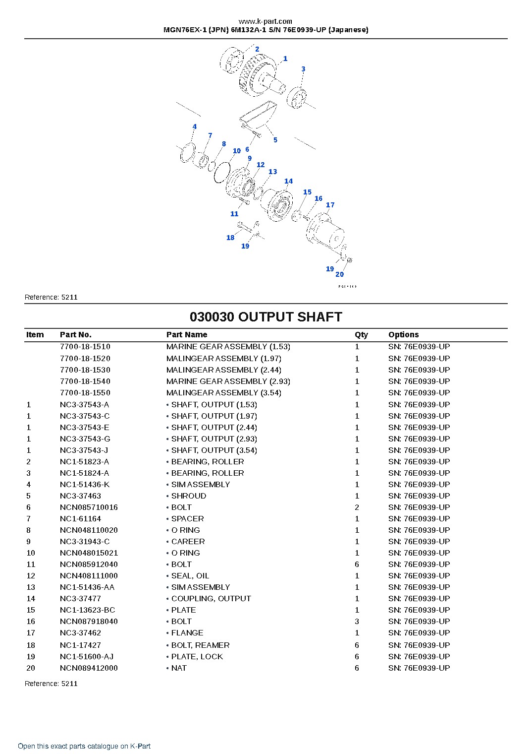 MGN76EX-1 (JPN) 6M132A-1 S/N 76E0939-UP (Japanese) – sample page 4 MGN76EX-1 (JPN) 6M132A-1 S/N 76E0939-UP (Japanese) – sample page 4