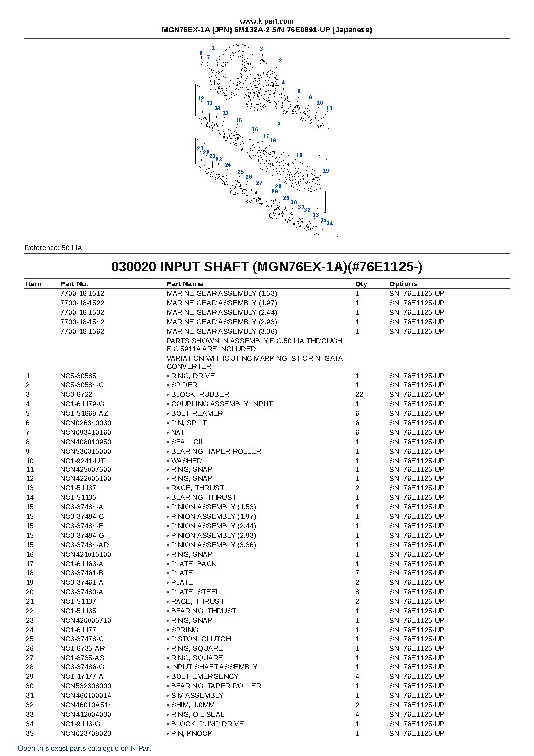 MGN76EX-1A (JPN) 6M132A-2 S/N 76E0891-UP (Japanese) – sample page 3 MGN76EX-1A (JPN) 6M132A-2 S/N 76E0891-UP (Japanese) – sample page 3