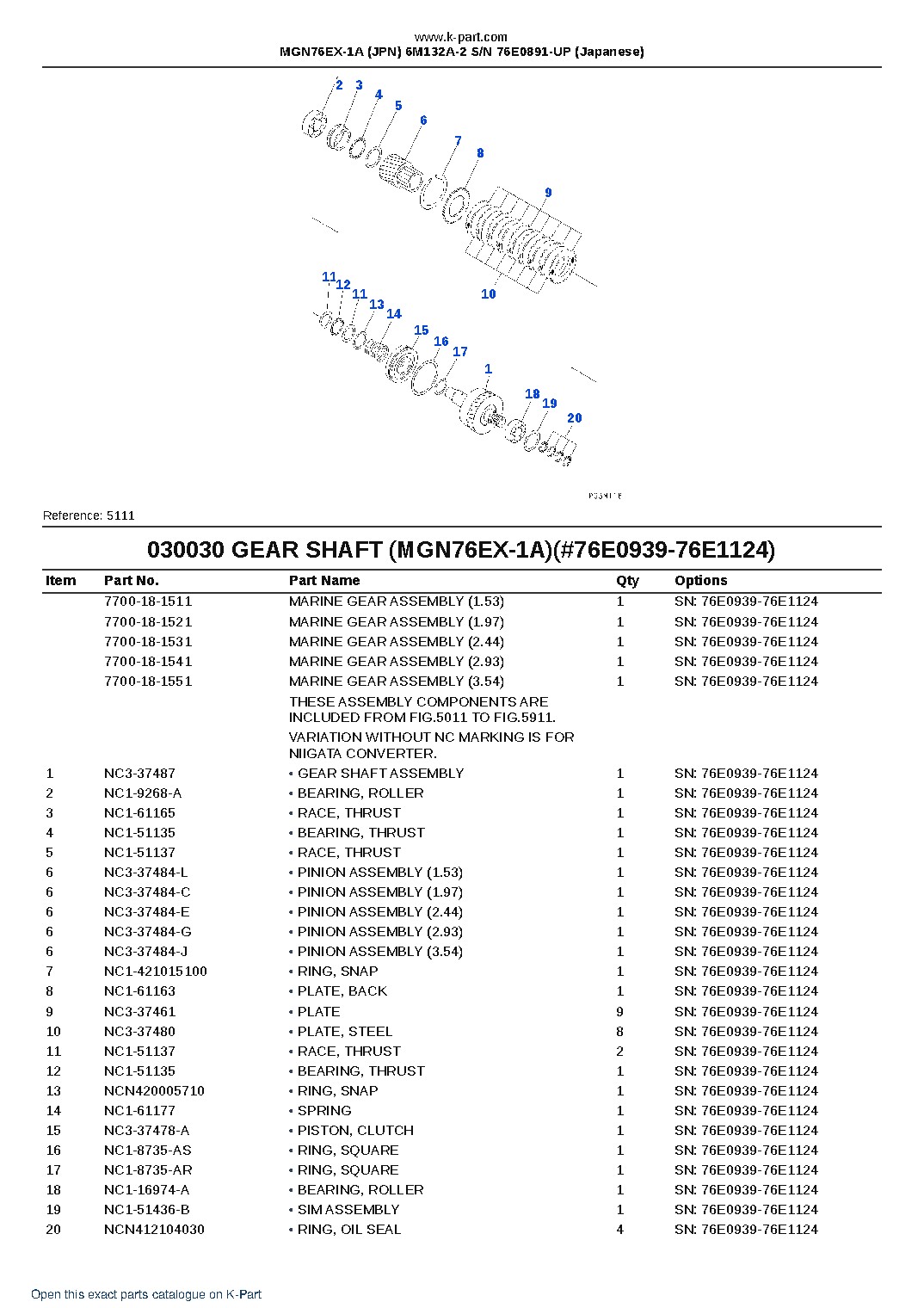 MGN76EX-1A (JPN) 6M132A-2 S/N 76E0891-UP (Japanese) – sample page 5 MGN76EX-1A (JPN) 6M132A-2 S/N 76E0891-UP (Japanese) – sample page 5