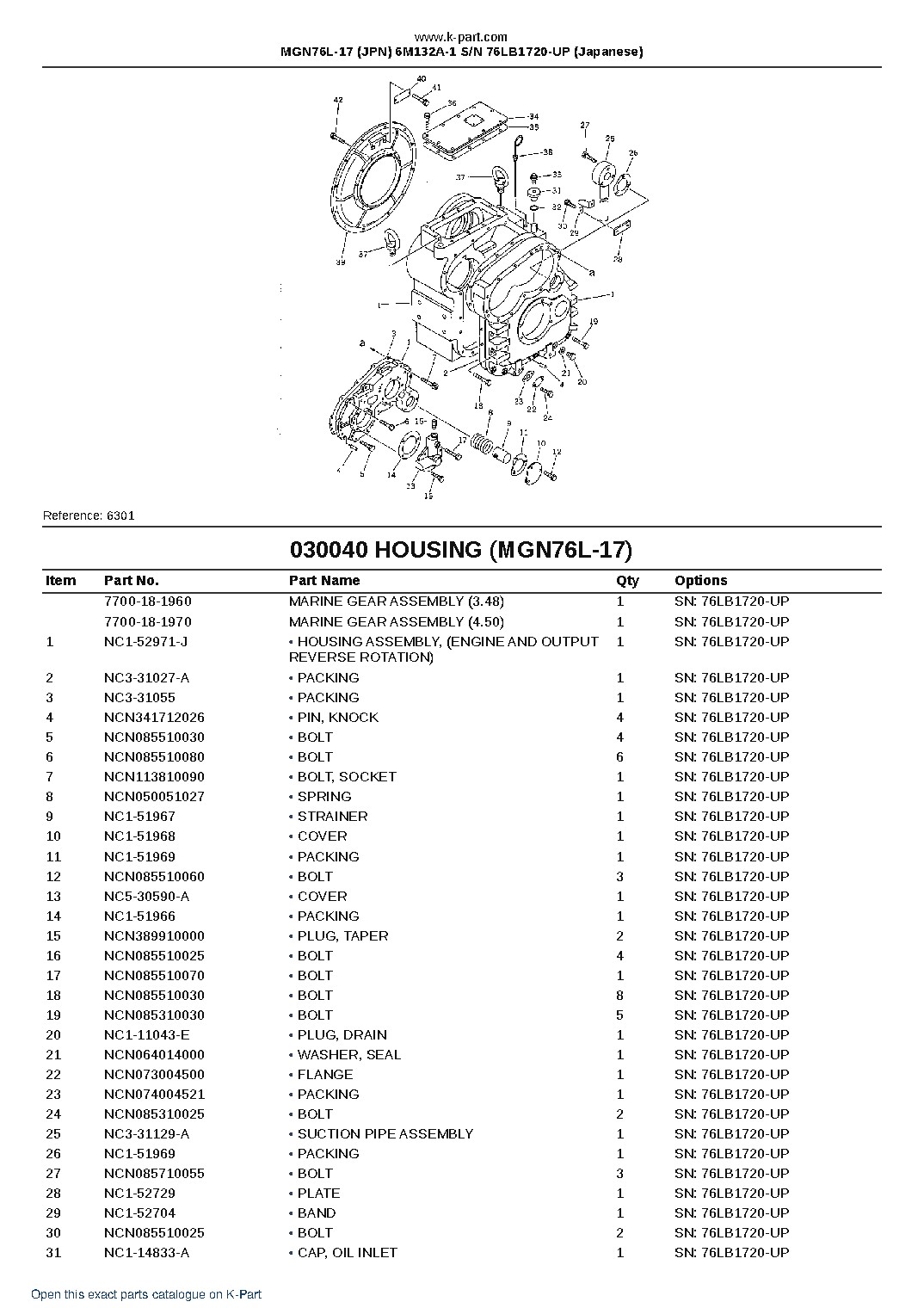 MGN76L-17 (JPN) 6M132A-1 S/N 76LB1720-UP (Japanese) – sample page 6 MGN76L-17 (JPN) 6M132A-1 S/N 76LB1720-UP (Japanese) – sample page 6