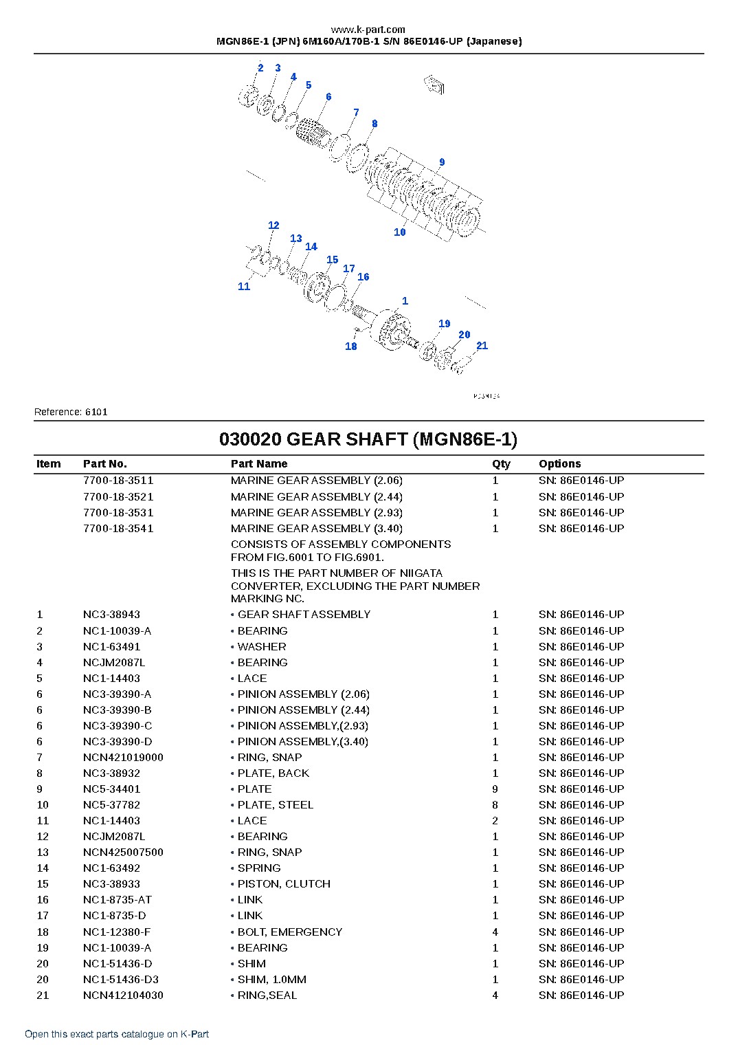MGN86E-1 (JPN) 6M160A/170B-1 S/N 86E0146-UP (Japanese) – sample page 3 MGN86E-1 (JPN) 6M160A/170B-1 S/N 86E0146-UP (Japanese) – sample page 3