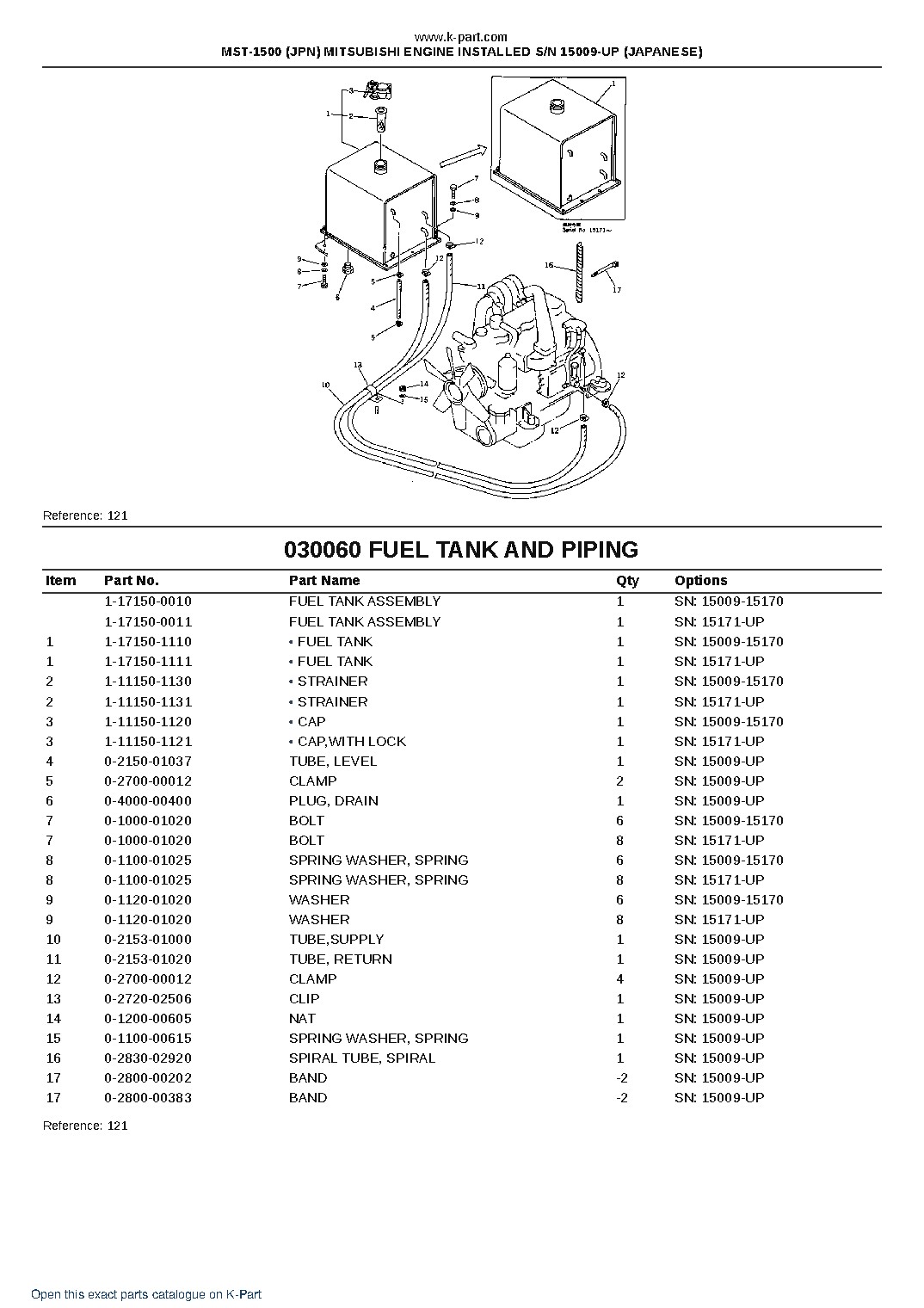 MST-1500 (JPN) MITSUBISHI ENGINE INSTALLED S/N 15009-UP (JAPANESE) – sample page 7 MST-1500 (JPN) MITSUBISHI ENGINE INSTALLED S/N 15009-UP (JAPANESE) – sample page 7