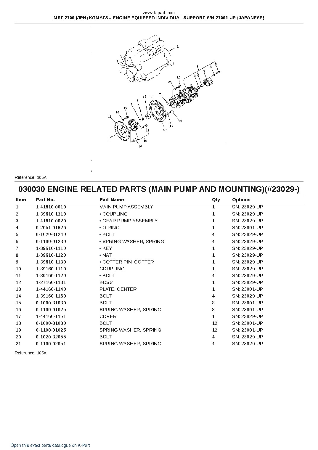 MST-2300 (JPN) KOMATSU ENGINE EQUIPPED INDIVIDUAL SUPPORT S/N 23001-UP (JAPANESE) – sample page 4
