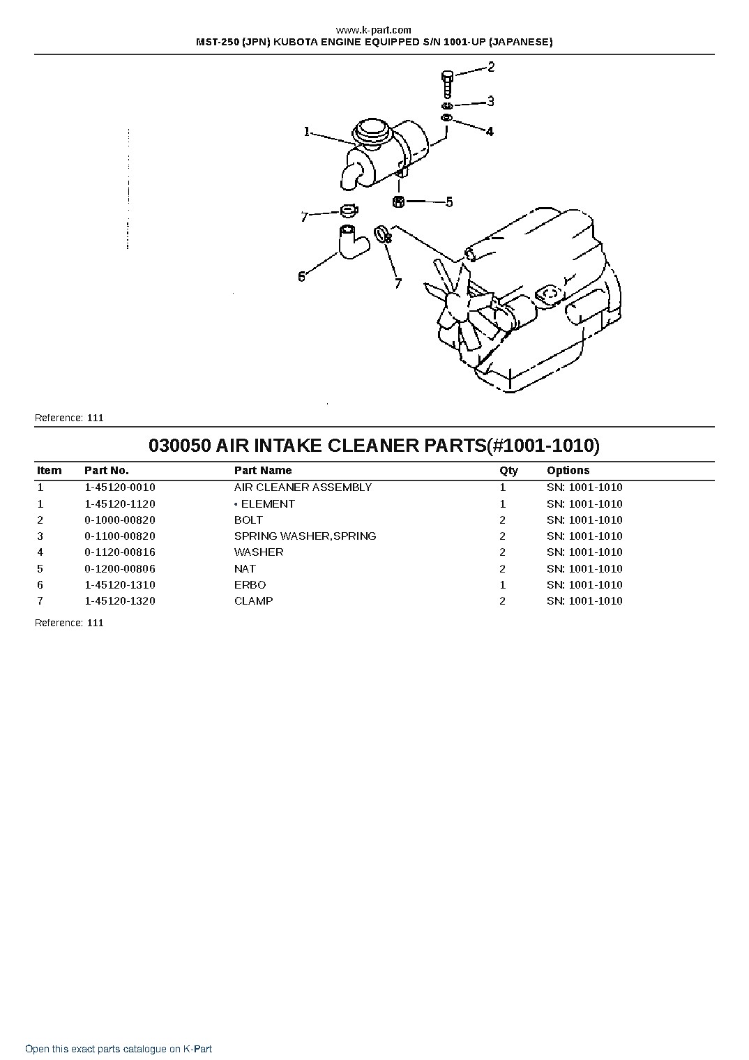 MST-250 (JPN) KUBOTA ENGINE EQUIPPED S/N 1001-UP (JAPANESE) – sample page 7