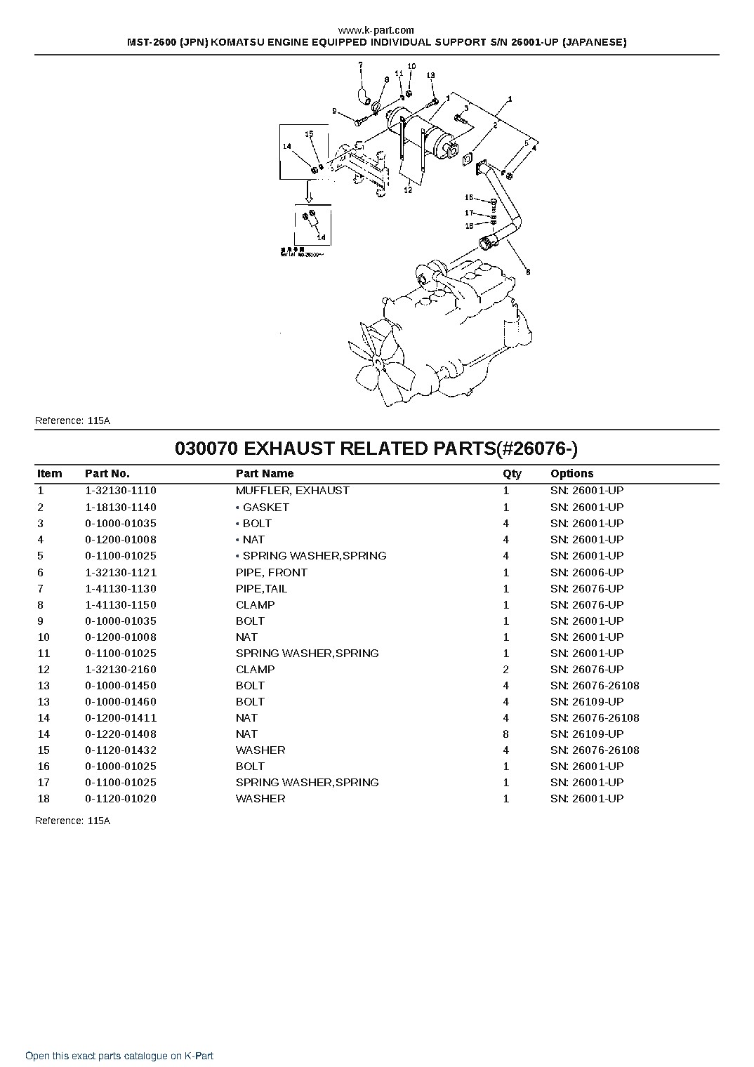 MST-2600 (JPN) KOMATSU ENGINE EQUIPPED INDIVIDUAL SUPPORT S/N 26001-UP (JAPANESE) – sample page 10