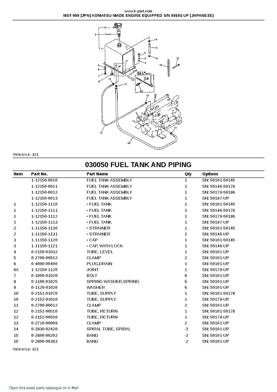 MST-500 (JPN) KOMATSU-MADE ENGINE EQUIPPED S/N 50101-UP (JAPANESE) – sample page 5