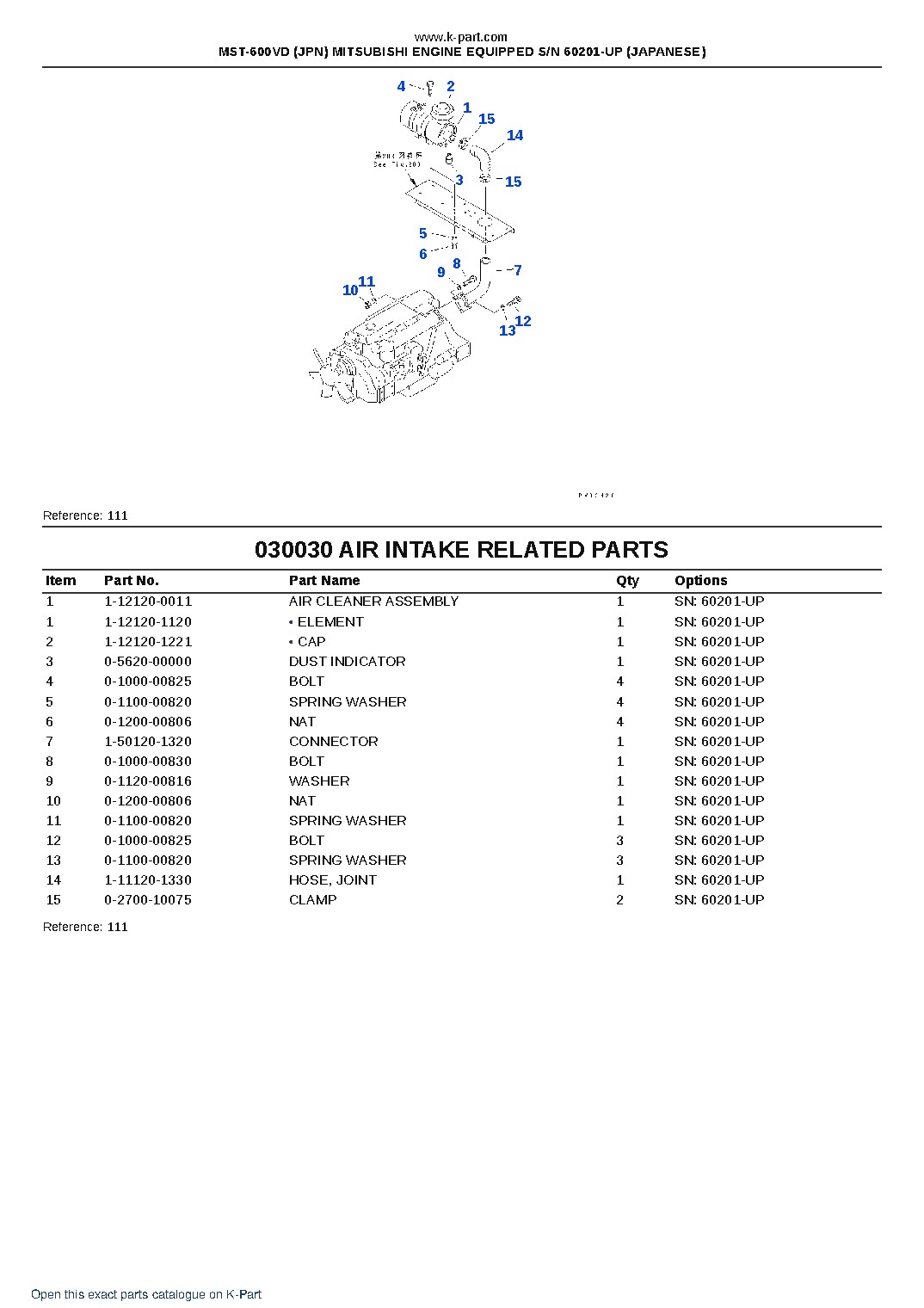 MST-600VD (JPN) MITSUBISHI ENGINE EQUIPPED S/N 60201-UP (JAPANESE) – sample page 4