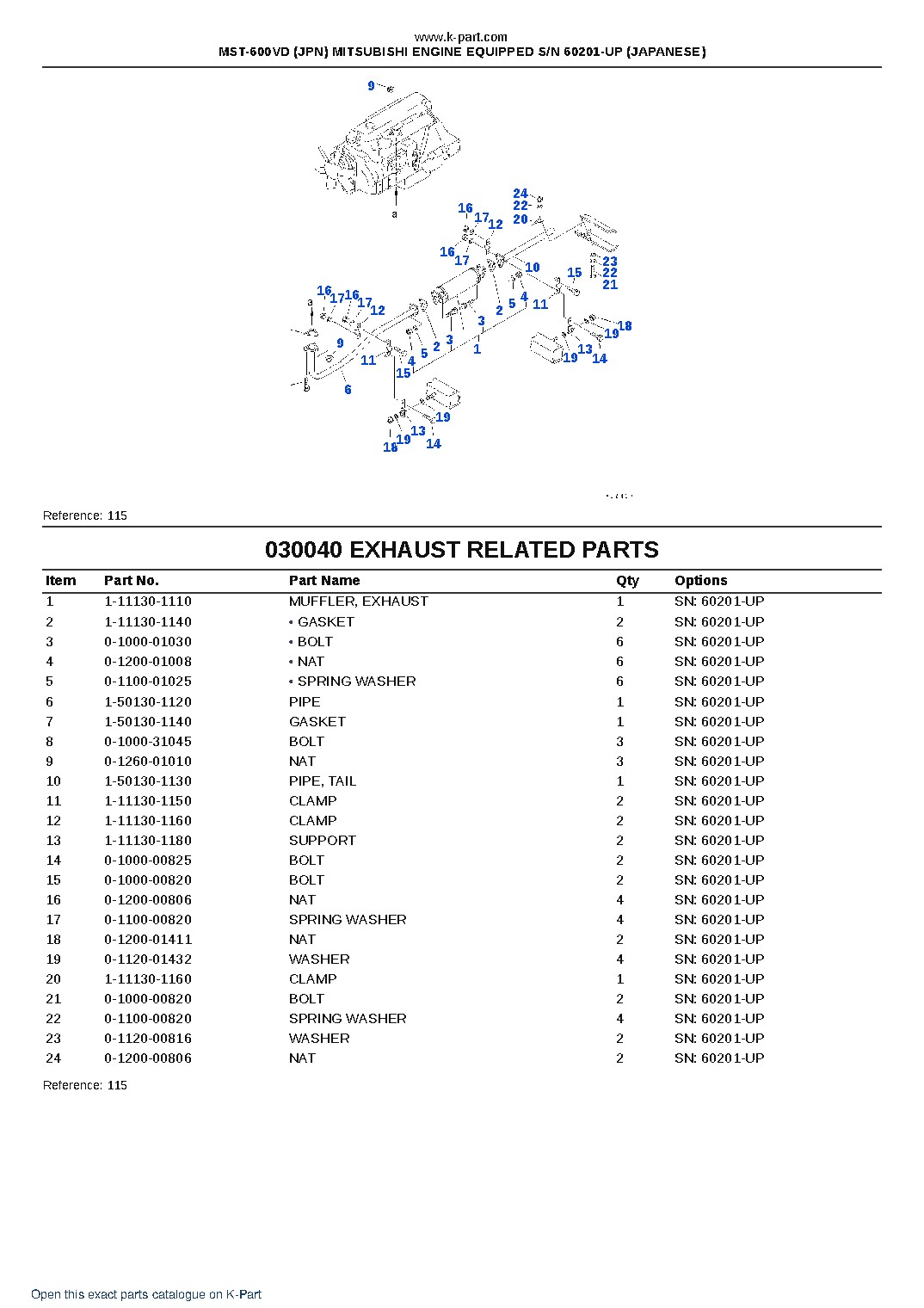 MST-600VD (JPN) MITSUBISHI ENGINE EQUIPPED S/N 60201-UP (JAPANESE) – sample page 5