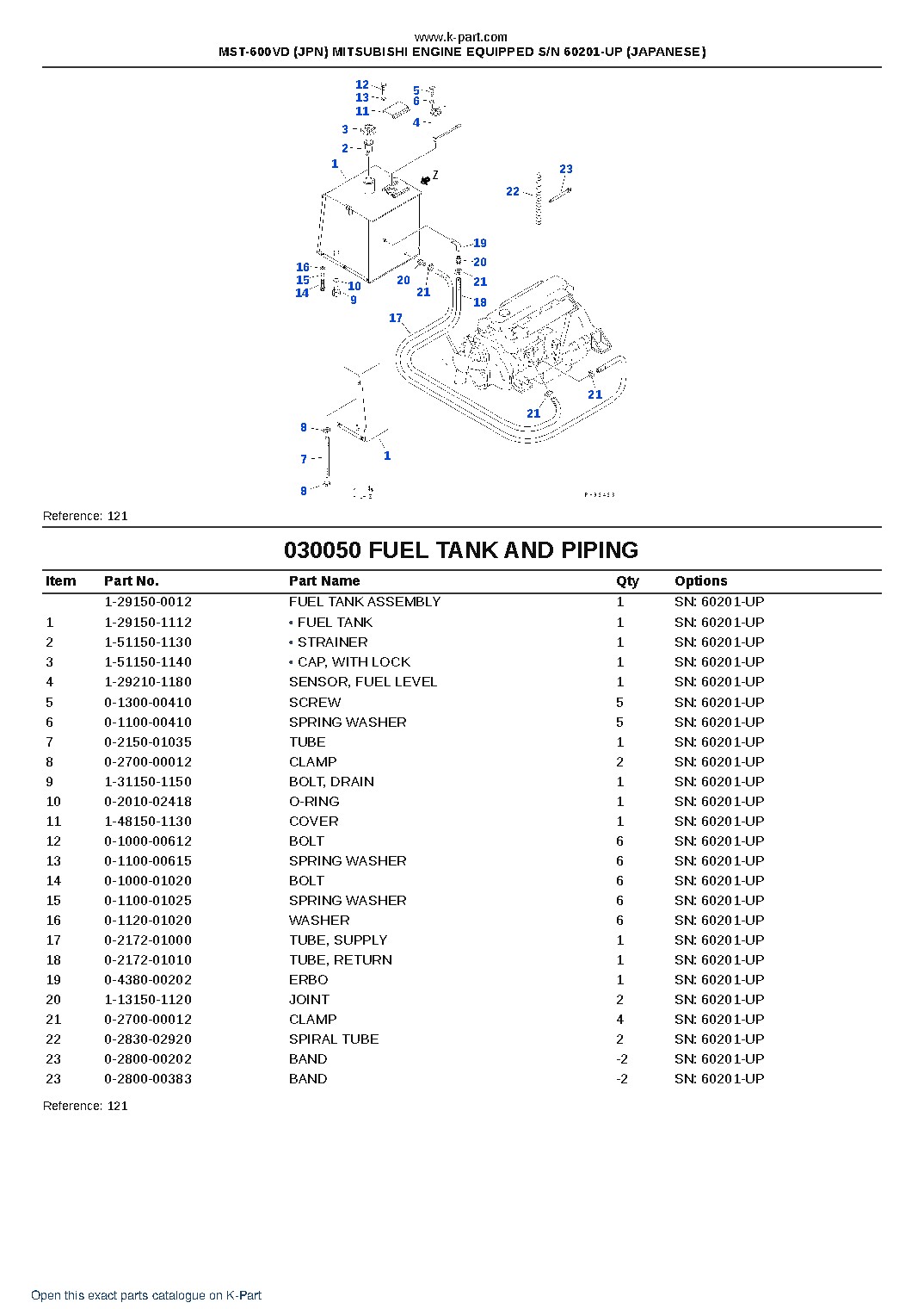 MST-600VD (JPN) MITSUBISHI ENGINE EQUIPPED S/N 60201-UP (JAPANESE) – sample page 6