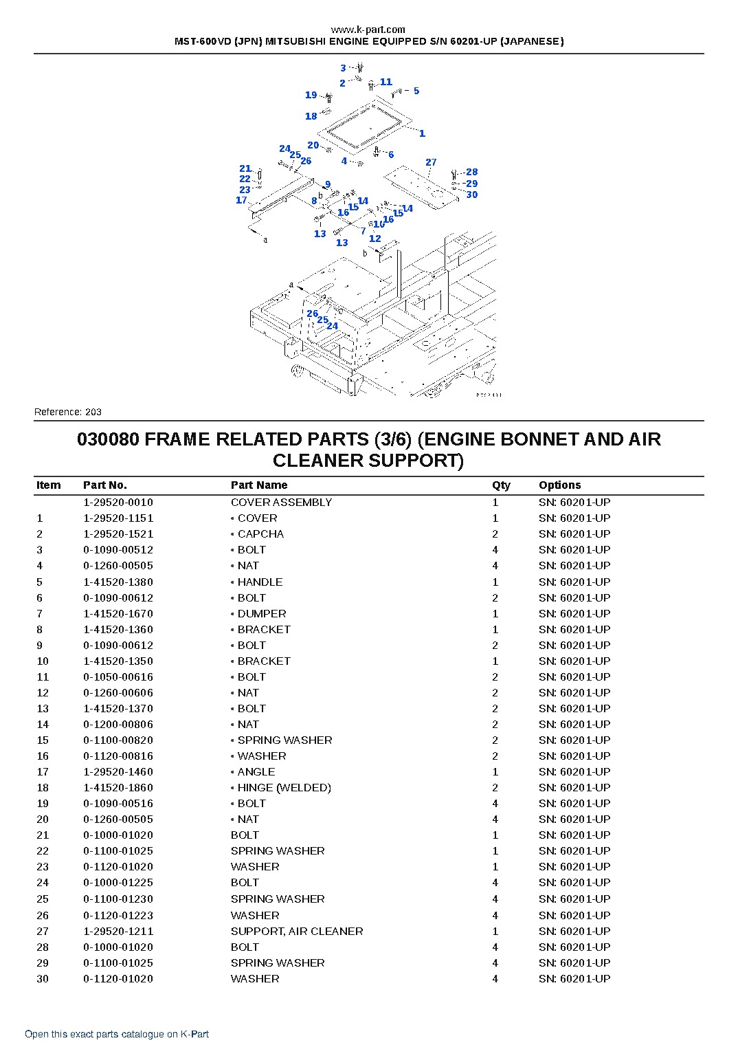 MST-600VD (JPN) MITSUBISHI ENGINE EQUIPPED S/N 60201-UP (JAPANESE) – sample page 9