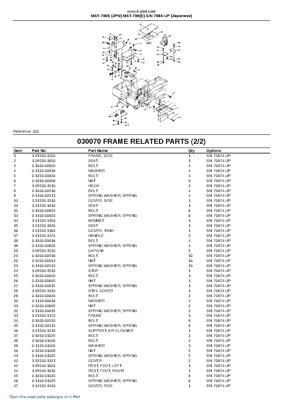 MST-700E (JPN) MST-700(E) S/N 7084-UP (Japanese) – sample page 10 MST-700E (JPN) MST-700(E) S/N 7084-UP (Japanese) – sample page 10