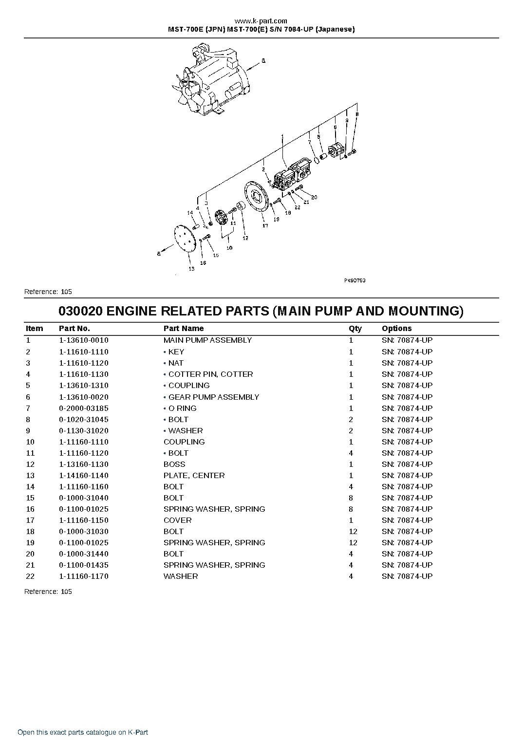MST-700E (JPN) MST-700(E) S/N 7084-UP (Japanese) – sample page 3 MST-700E (JPN) MST-700(E) S/N 7084-UP (Japanese) – sample page 3