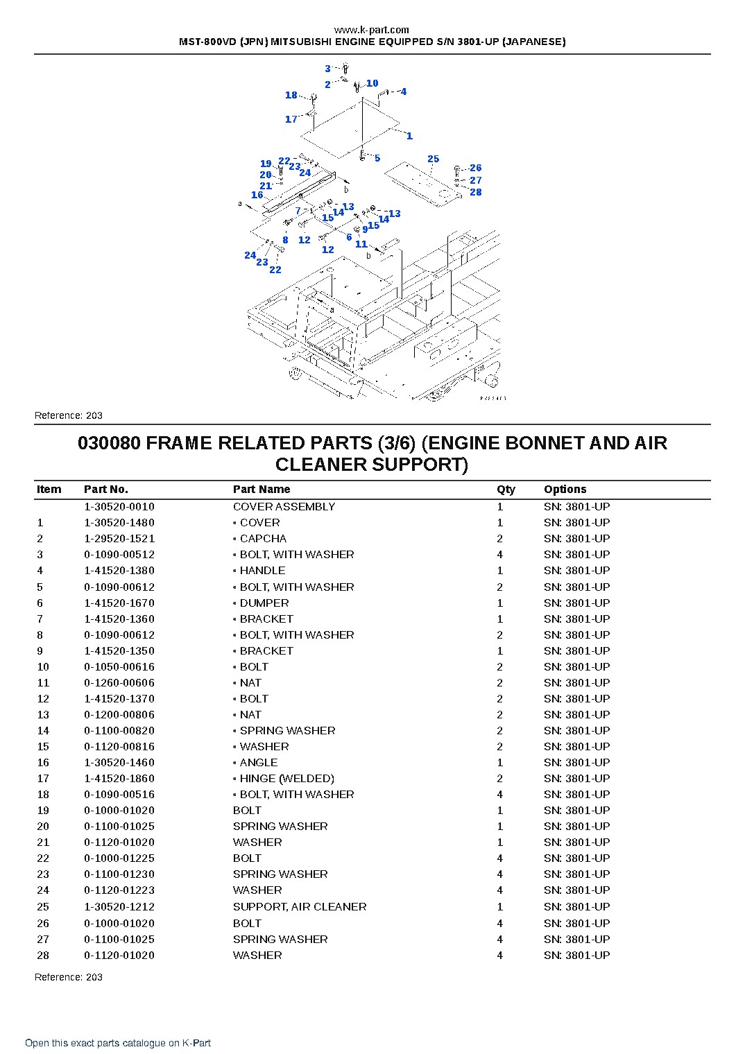 MST-800VD (JPN) MITSUBISHI ENGINE EQUIPPED S/N 3801-UP (JAPANESE) – sample page 9 MST-800VD (JPN) MITSUBISHI ENGINE EQUIPPED S/N 3801-UP (JAPANESE) – sample page 9