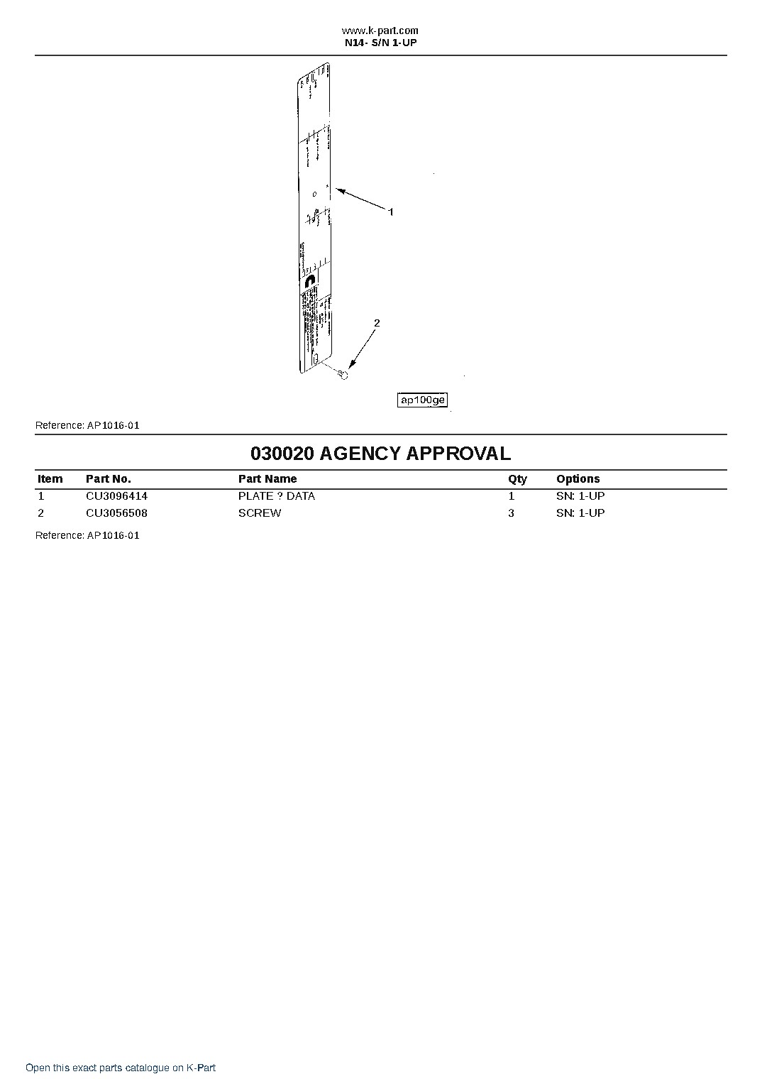 N14- S/N 1-UP – sample page 2