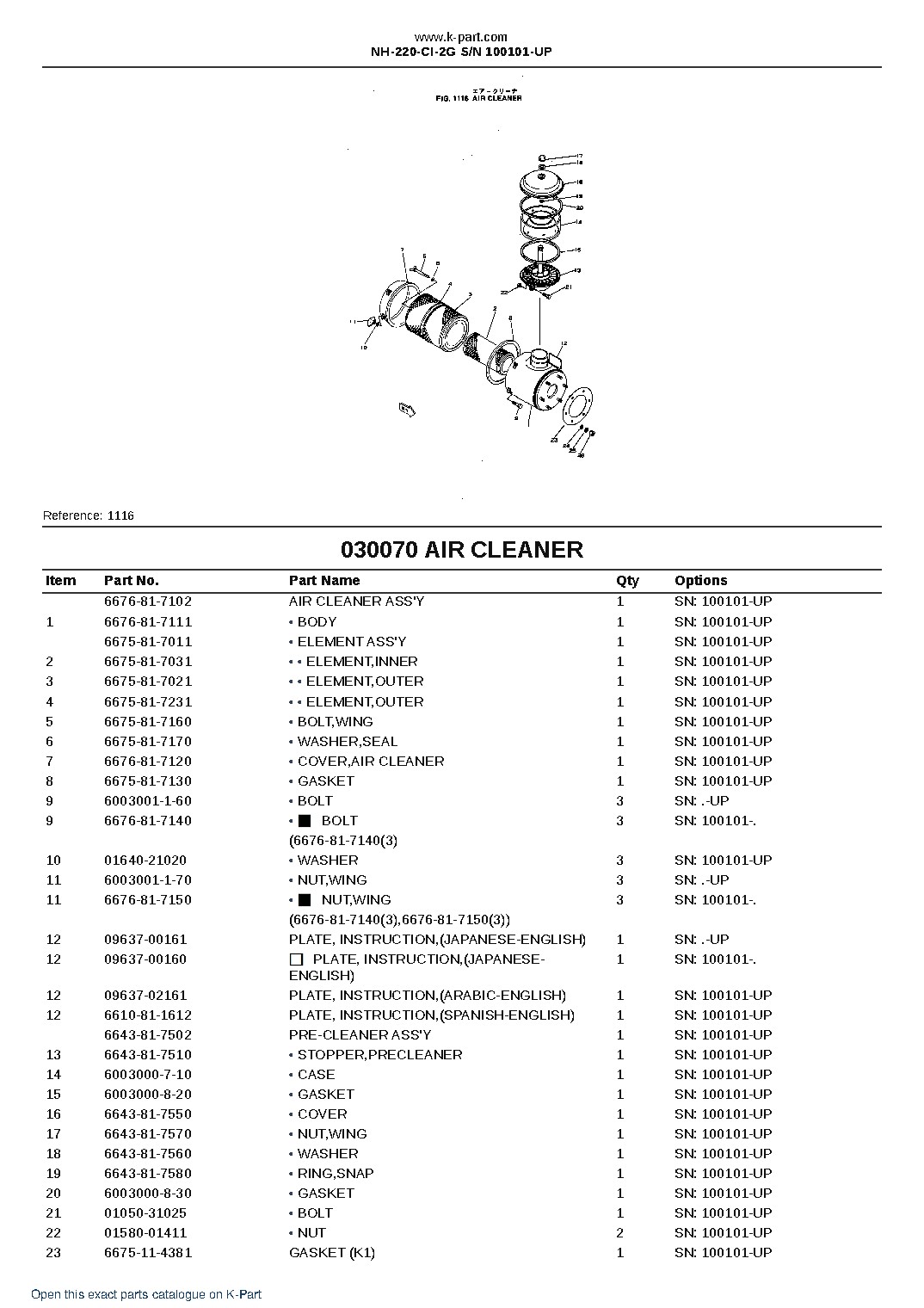 NH-220-CI-2G S/N 100101-UP – sample page 10