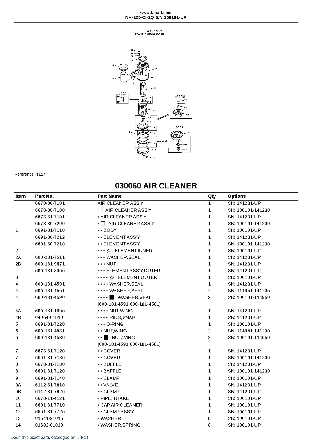 NH-220-CI-2Q S/N 100101-UP – sample page 9 NH-220-CI-2Q S/N 100101-UP – sample page 9
