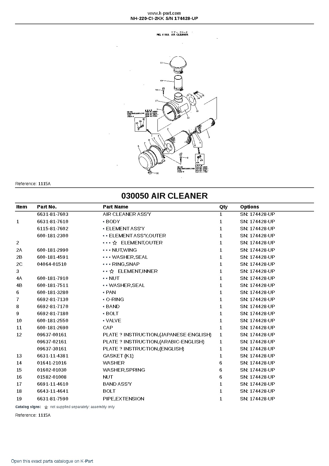 NH-220-CI-2KK S/N 174428-UP – sample page 7 NH-220-CI-2KK S/N 174428-UP – sample page 7