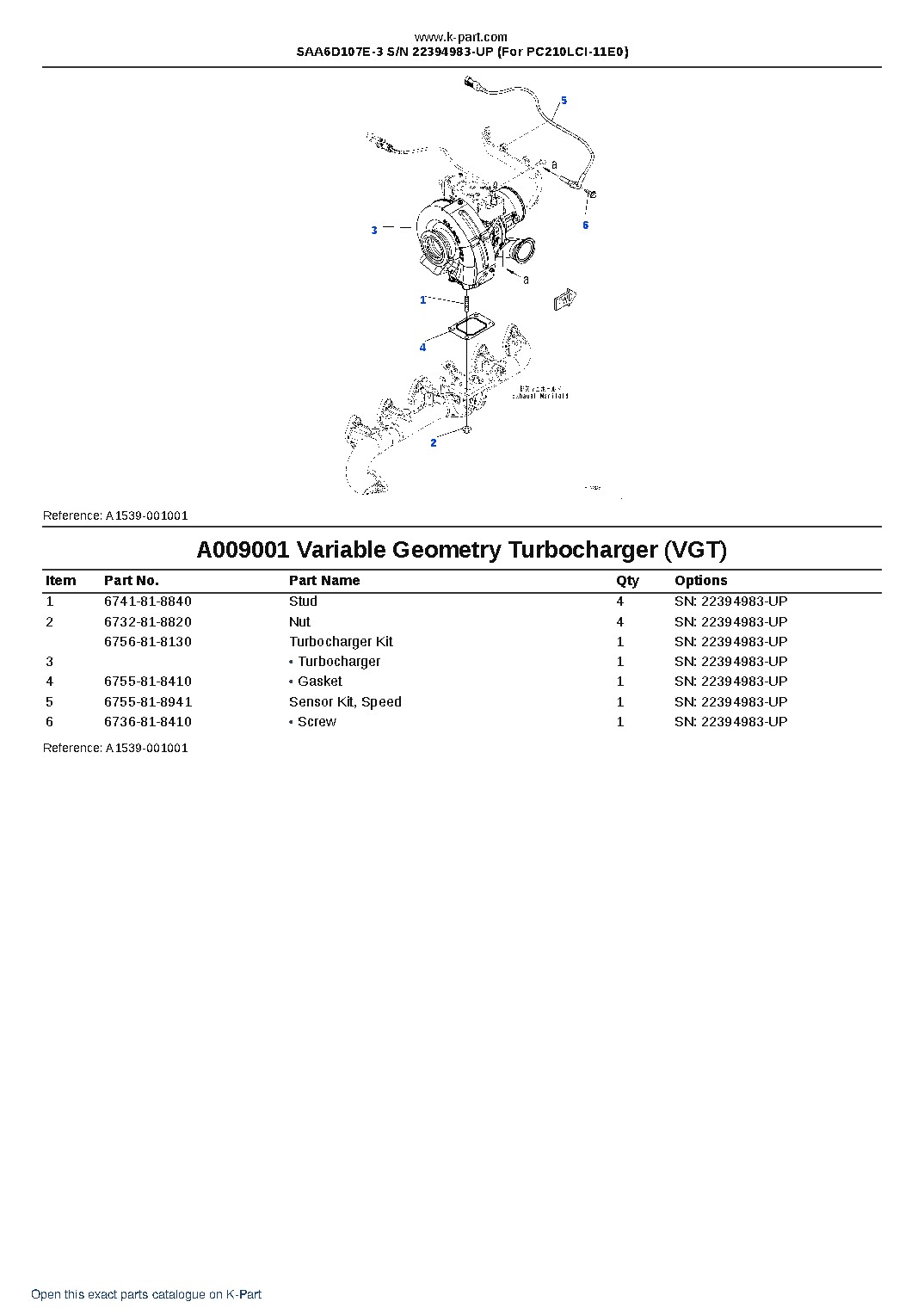 SAA6D107E-3 S/N 22394983-UP (For PC210LCI-11E0) – sample page 9 SAA6D107E-3 S/N 22394983-UP (For PC210LCI-11E0) – sample page 9