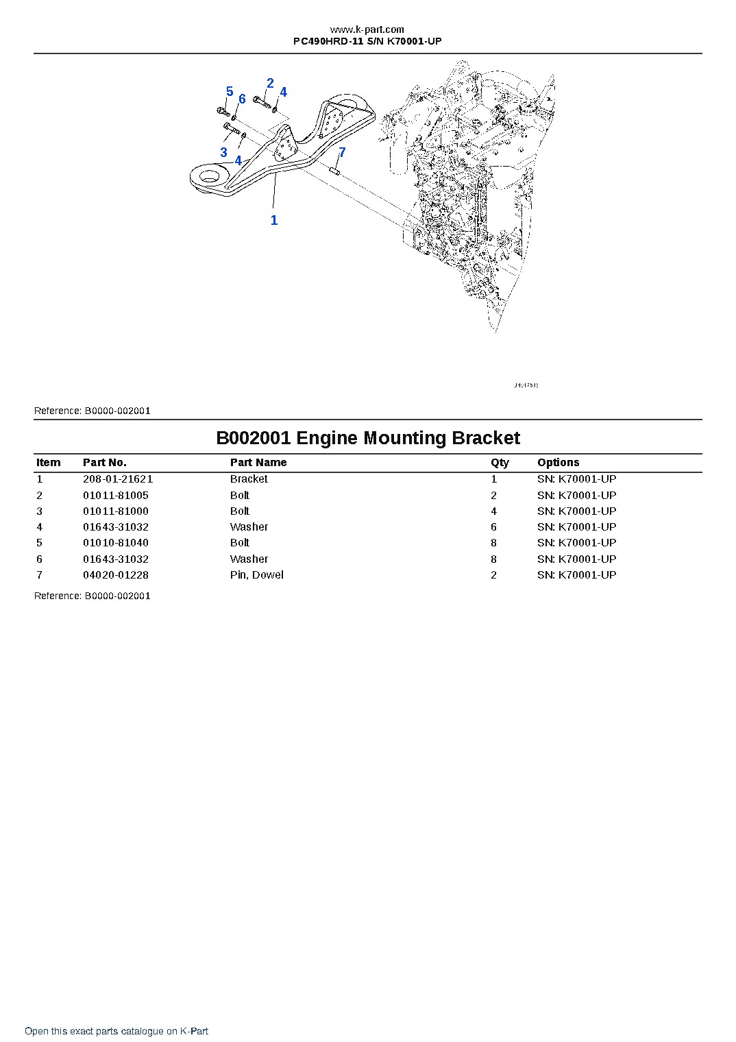 PC490HRD-11 S/N K70001-UP – sample page 2 PC490HRD-11 S/N K70001-UP – sample page 2
