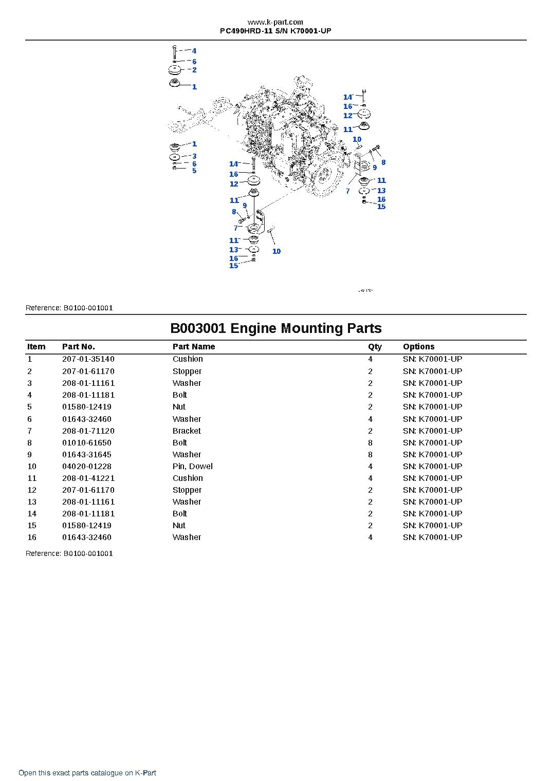 PC490HRD-11 S/N K70001-UP – sample page 3 PC490HRD-11 S/N K70001-UP – sample page 3
