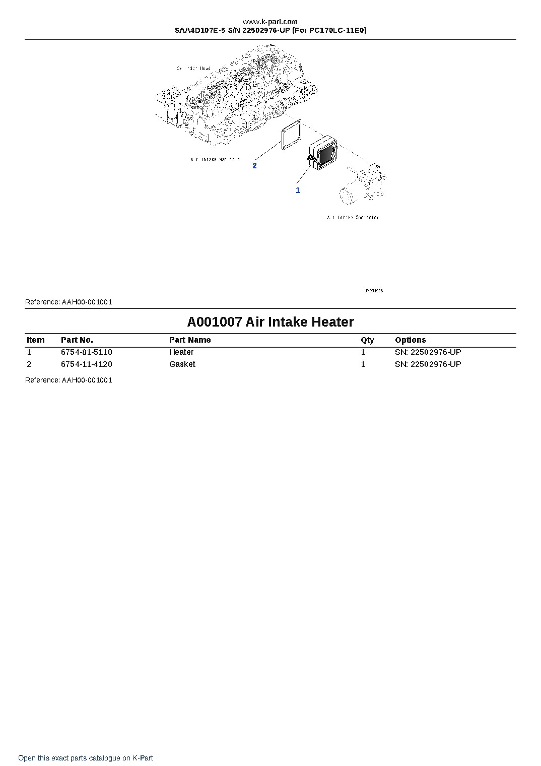 SAA4D107E-5 S/N 22502976-UP (For PC170LC-11E0) – sample page 7 SAA4D107E-5 S/N 22502976-UP (For PC170LC-11E0) – sample page 7