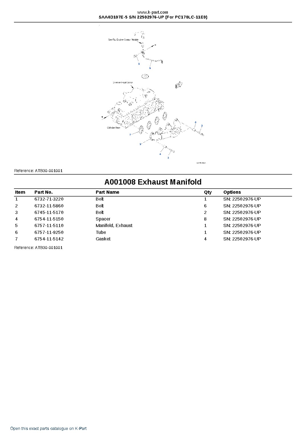 SAA4D107E-5 S/N 22502976-UP (For PC170LC-11E0) – sample page 8 SAA4D107E-5 S/N 22502976-UP (For PC170LC-11E0) – sample page 8