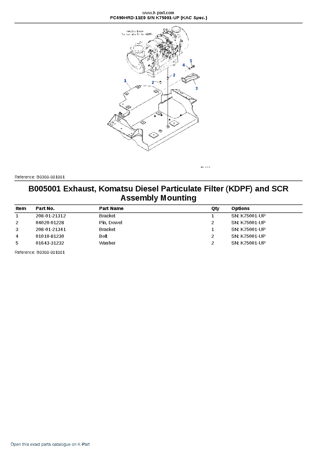 PC490HRD-11E0 S/N K75001-UP (KAC Spec.) – sample page 6 PC490HRD-11E0 S/N K75001-UP (KAC Spec.) – sample page 6