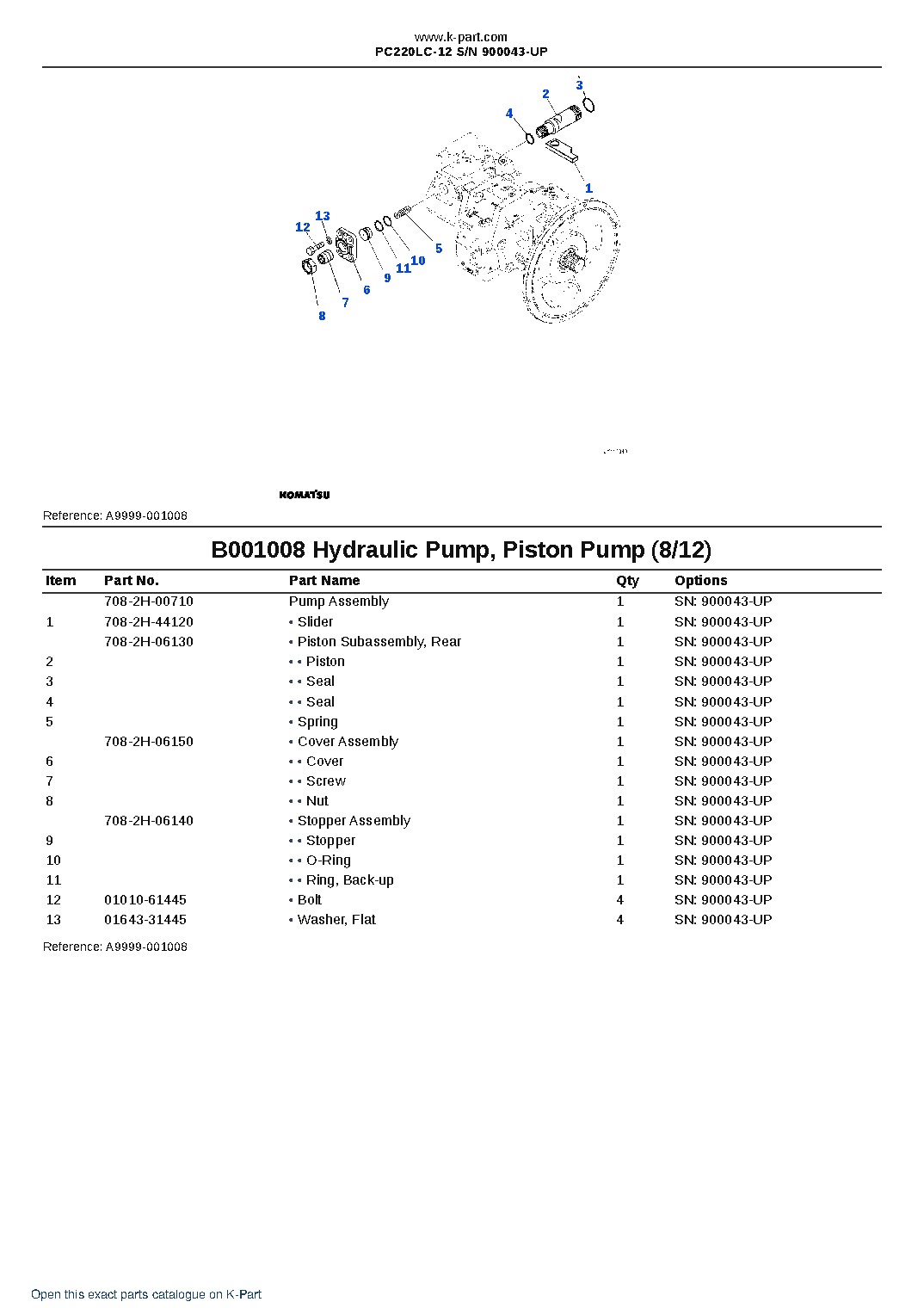 PC220LC-12 S/N 900043-UP – sample page 8 PC220LC-12 S/N 900043-UP – sample page 8