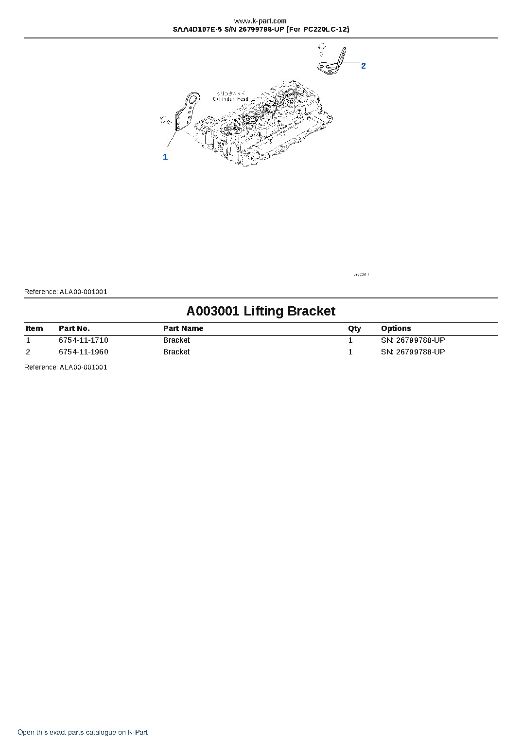 SAA4D107E-5 S/N 26799788-UP (For PC220LC-12) – sample page 3 SAA4D107E-5 S/N 26799788-UP (For PC220LC-12) – sample page 3