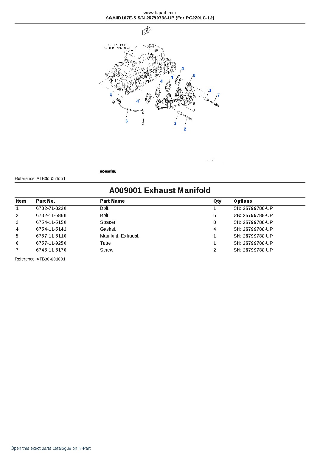 SAA4D107E-5 S/N 26799788-UP (For PC220LC-12) – sample page 9 SAA4D107E-5 S/N 26799788-UP (For PC220LC-12) – sample page 9