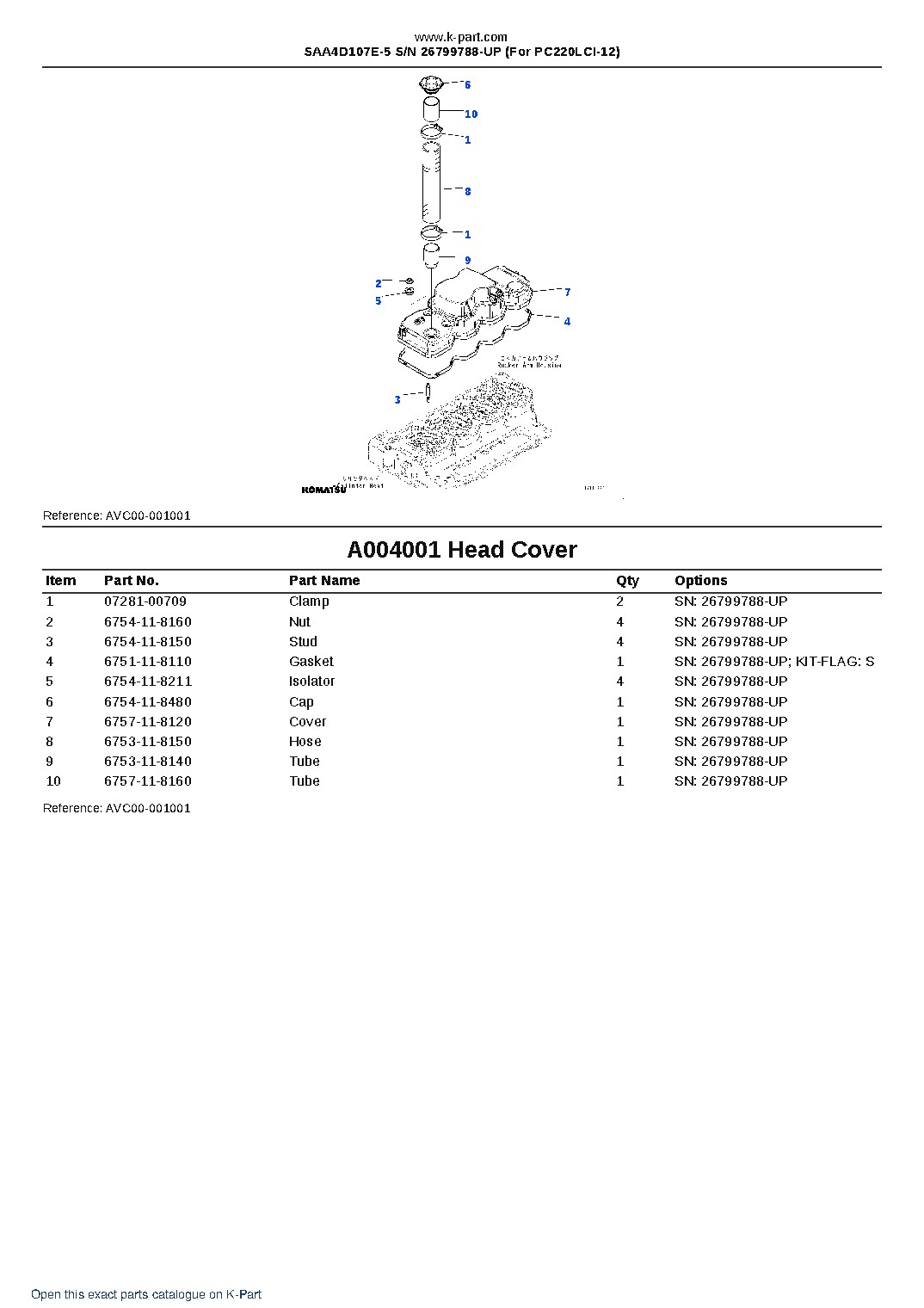 SAA4D107E-5 S/N 26799788-UP (For PC220LCI-12) – sample page 4 SAA4D107E-5 S/N 26799788-UP (For PC220LCI-12) – sample page 4