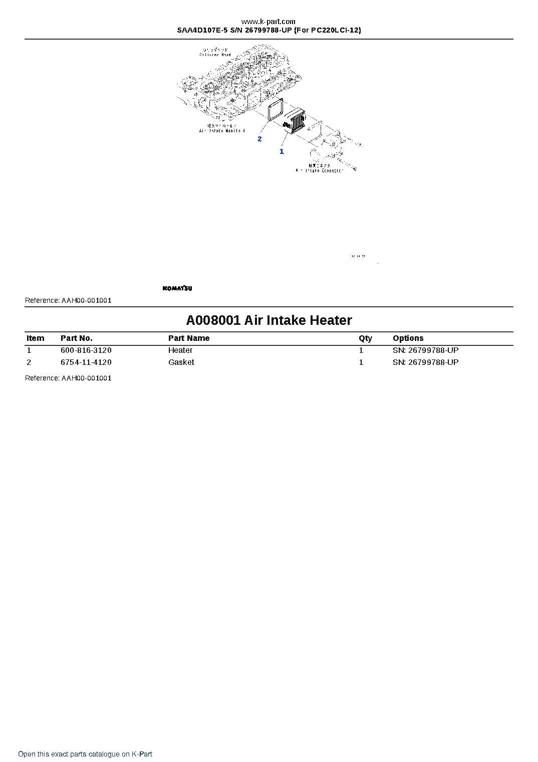 SAA4D107E-5 S/N 26799788-UP (For PC220LCI-12) – sample page 8 SAA4D107E-5 S/N 26799788-UP (For PC220LCI-12) – sample page 8