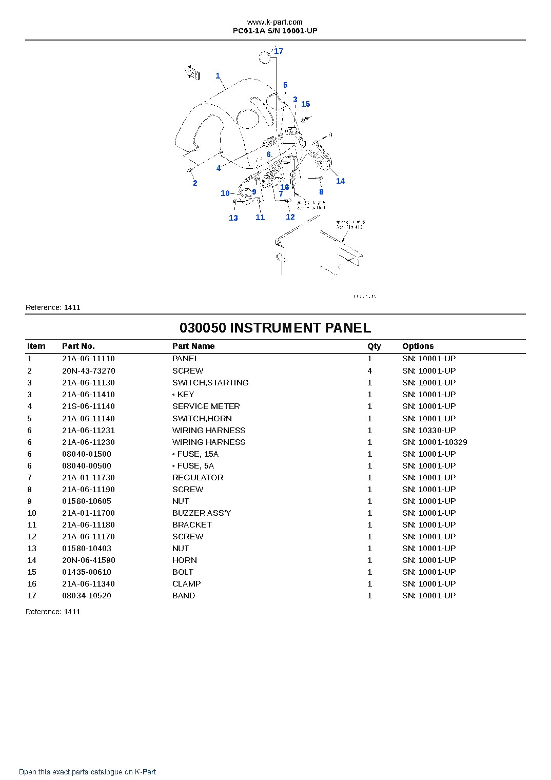 PC01-1A S/N 10001-UP – sample page 5