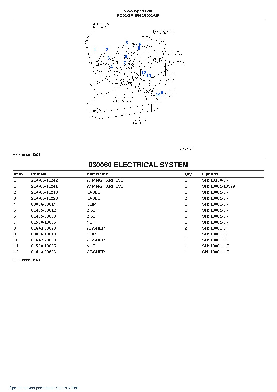 PC01-1A S/N 10001-UP – sample page 6