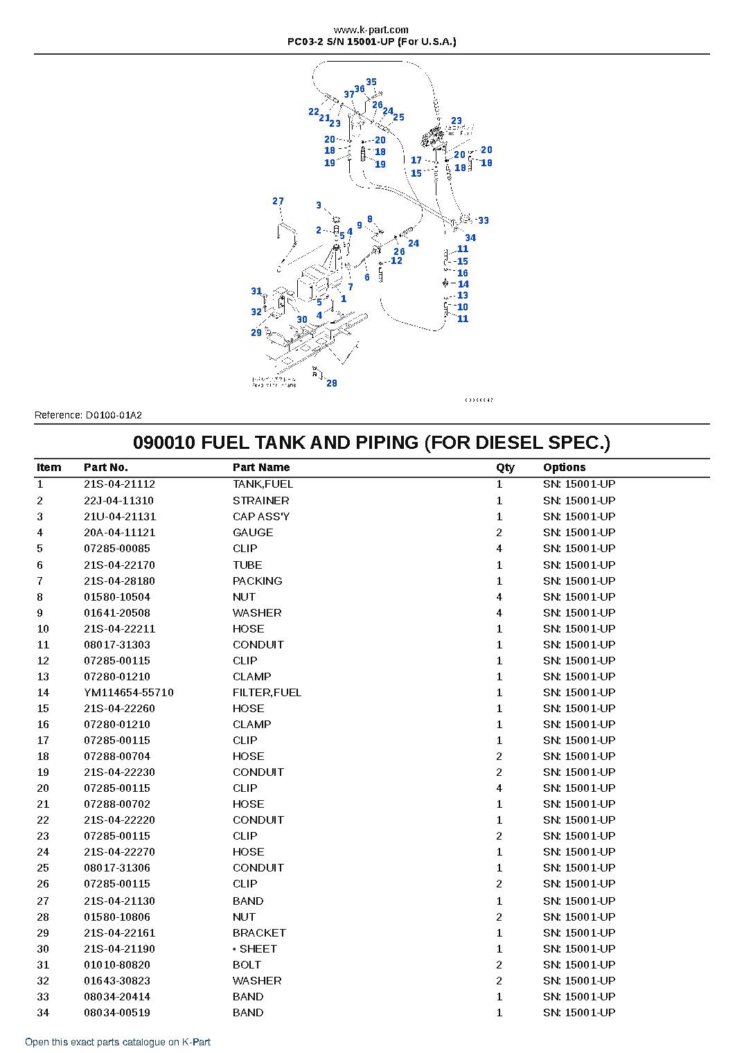 PC03-2 S/N 15001-UP (For U.S.A.) – sample page 6