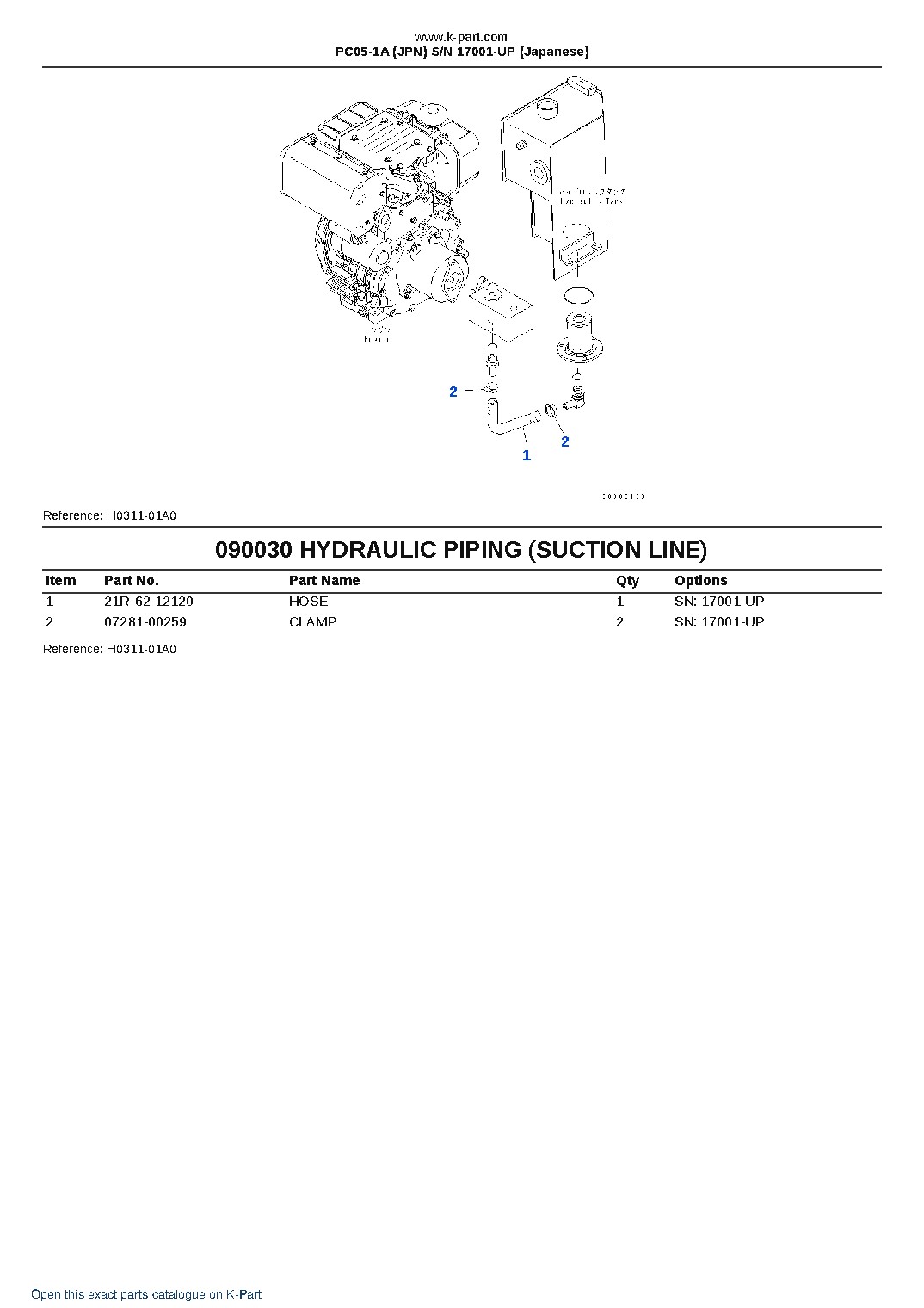 PC05-1A (JPN)  S/N 17001-UP (Japanese) – sample page 8