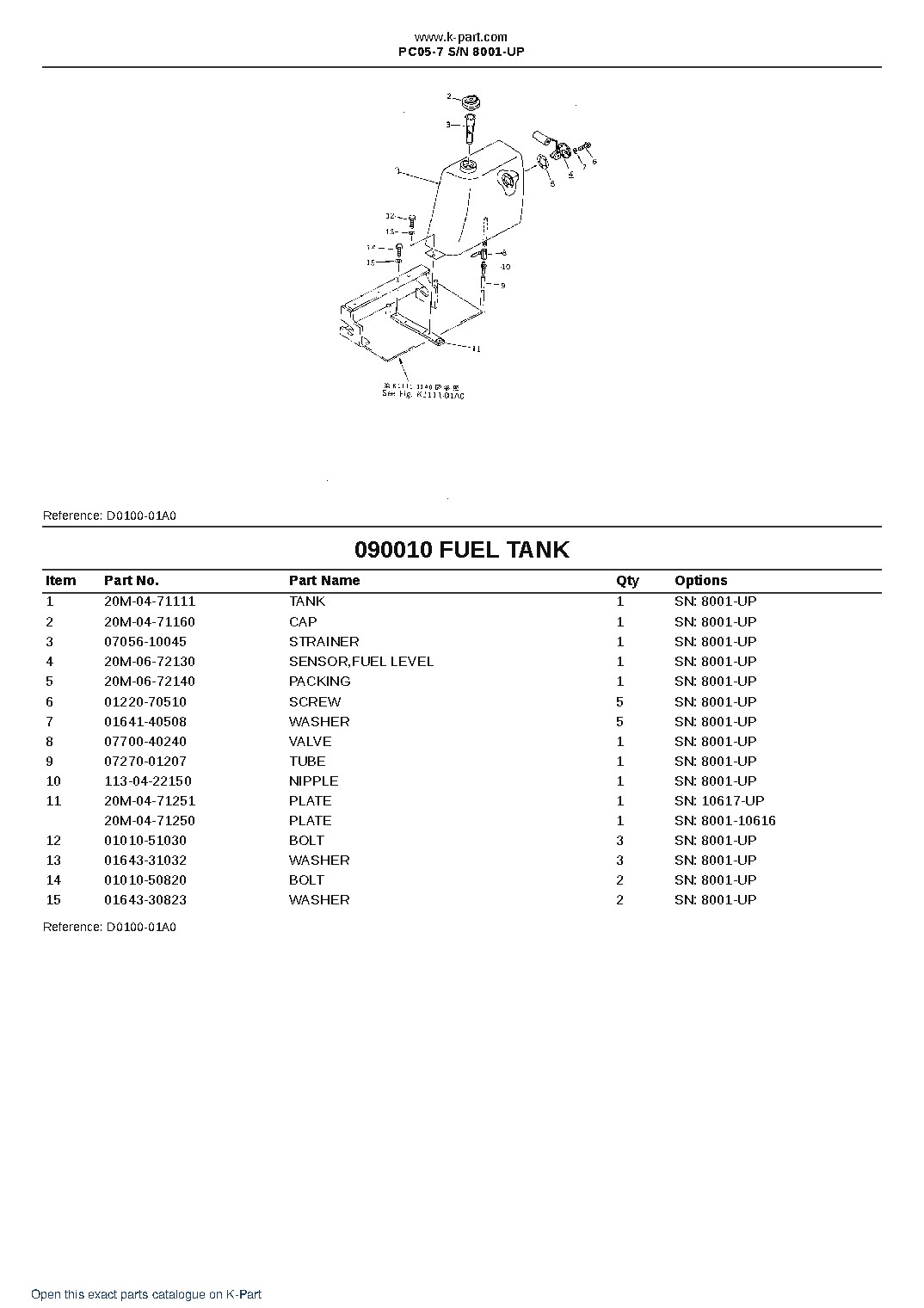 PC05-7 S/N 8001-UP – sample page 10 PC05-7 S/N 8001-UP – sample page 10
