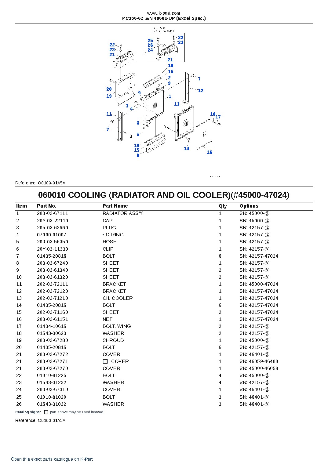 PC100-6Z S/N 40001-UP (Excel Spec.) – sample page 8 PC100-6Z S/N 40001-UP (Excel Spec.) – sample page 8