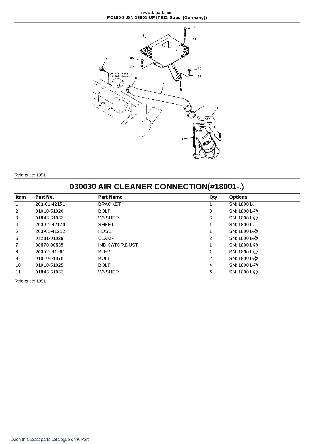 PC100-3 S/N 18001-UP (TBG. Spec. (Germany)) – sample page 3