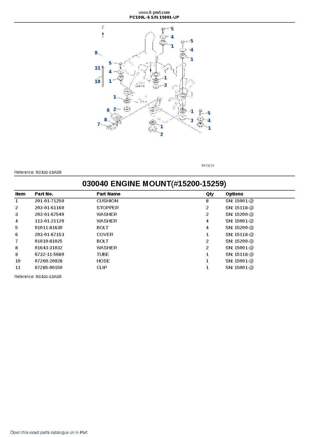 PC100L-6 S/N 15001-UP – sample page 4