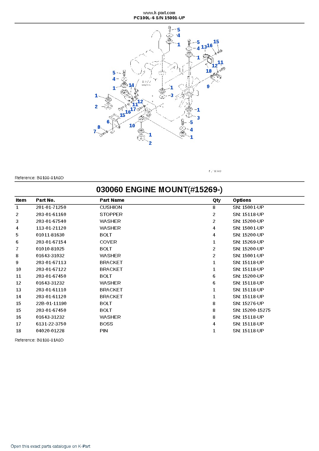 PC100L-6 S/N 15001-UP – sample page 6