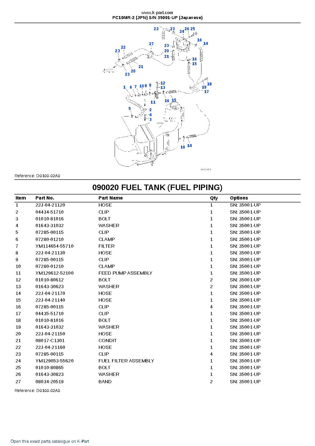 PC10MR-2 (JPN) S/N 35001-UP (Japanese) – sample page 8 PC10MR-2 (JPN) S/N 35001-UP (Japanese) – sample page 8