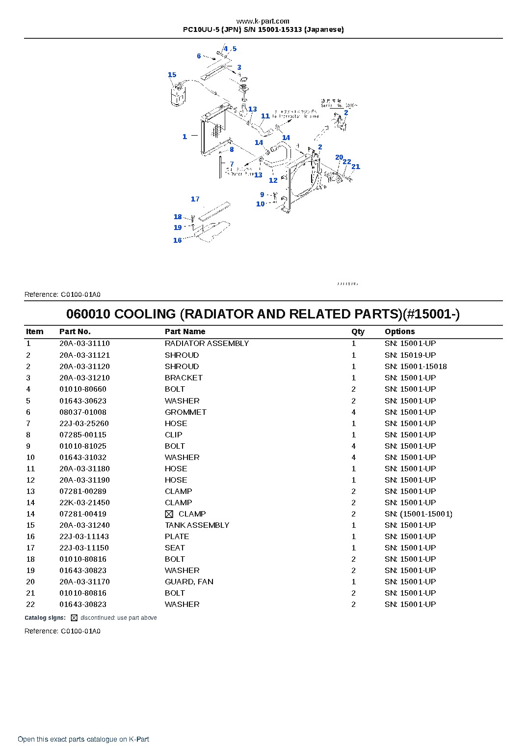 PC10UU-5 (JPN) S/N 15001-15313 (Japanese) – sample page 4 PC10UU-5 (JPN) S/N 15001-15313 (Japanese) – sample page 4