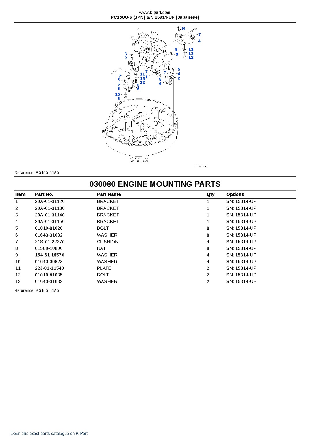 PC10UU-5 (JPN) S/N 15314-UP (Japanese) – sample page 8 PC10UU-5 (JPN) S/N 15314-UP (Japanese) – sample page 8