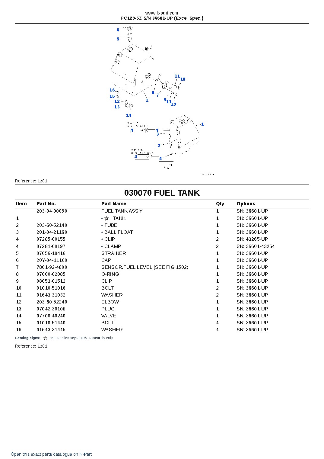 PC120-5Z S/N 36601-UP (Excel Spec.) – sample page 8 PC120-5Z S/N 36601-UP (Excel Spec.) – sample page 8